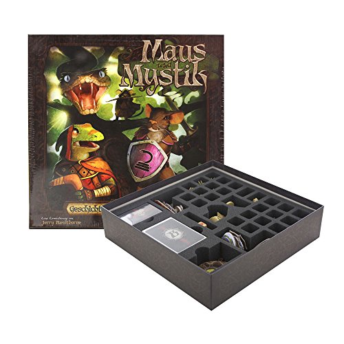 Preisvergleich Produktbild Maus und Mystik - Geschichten aus dem Dunkelwald + Feldherr Schaumstoffeinsatz - Vorteilspack