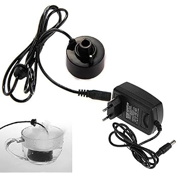 2 Stück Ultraschall-Vernebler – 5V, Mini-Nebelmaschine Für Teich, Aquarium, Deko, Mit LED