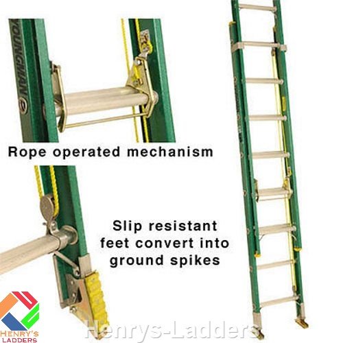 Buy Henry's Lyte Glassfibre GRP Trade Extension Ladders. Extension