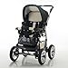 Brand New Combi Pram 2 in 1, Pram + Pushchair, Mattress, FREE ACCESSORIES in Colour Black-Pearl
