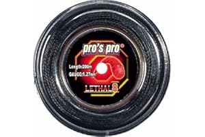 P3 INTERNATIONAL Pro PROS Lethal 8 Tennissaite - 200m Rolle - Schwarz