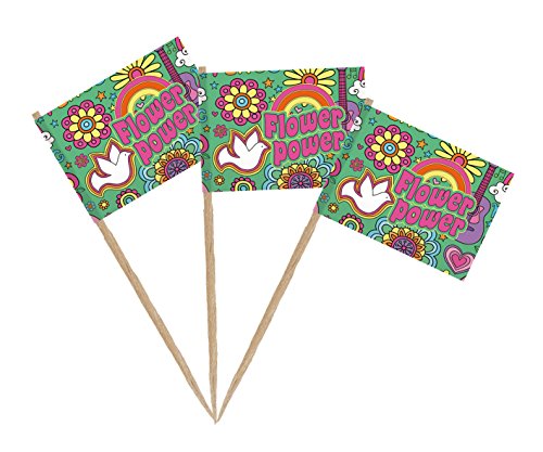 Flaggenpicker Flower Power, 50 St.