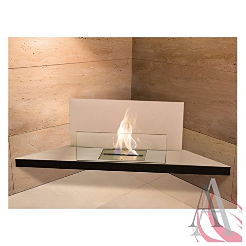 Bio Ethanol Kamin, Biokamin CORNER FLAME Edelstahl - 3