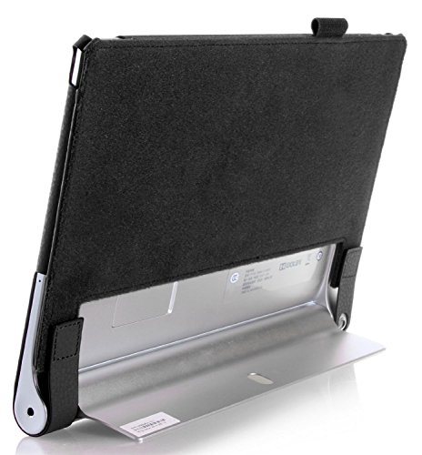 ELTD Lenovo YOGA Tablet 3-10 Hülle case- Leder Tasche Schutzhülle mit Standfunktion / Auto Sleep Für Lenovo YOGA Tablet 3-10 (10,1 Zoll), Schwarz - 4