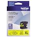 Genuine OEM Brother LC103Y Yellow Ink Cartridge - 600 Yield RS.2721.00