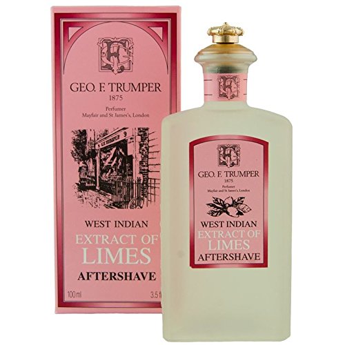 Geo F.Trumper West Indian Extract Of Limes Aftershave Glass Crown Bottle 100ml