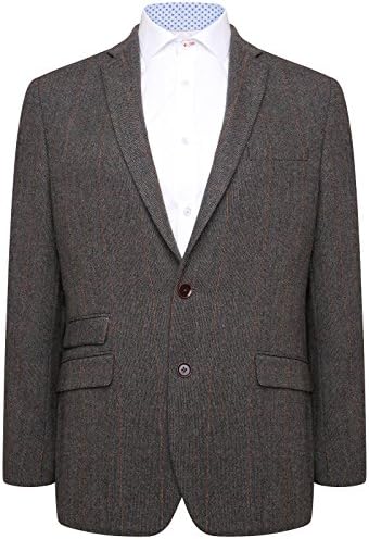 Men's Blazer Tailored Fit Wool Blend