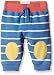 Kite Baby-Boys Knee Patch Joggers Striped Trousers, Blue (Navy), 3-6 Months (Manufacturer Size:3-6M))