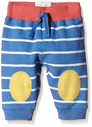 Kite Baby-Boys Knee Patch Joggers Striped Trousers, Blue (Navy), 3-6 Months (Manufacturer Size:3-6M))