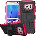 Produktbild Samsung Galaxy S6 Edge+ (Plus) Outdoor Backcover, Conie Mobile Defender Rückschale, Robuste Schutzhülle Extra Schutz Case, Aufstellfunktion, Baustellen Hülle