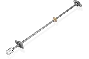 S SIENOC 200mm impresora 3D T8 Trapezoidal Correa de tornillo Tuerca de acoplamiento Eje de cojinete Montaje