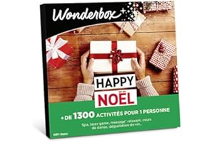 Wonderbox - Happy Noël - Coffret Cadeau - Idée Cadeau Multi Activités