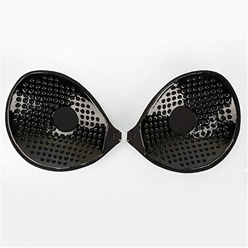 Frauen frei BH klebrigen Seite BH Push-up-BH geeignet Hochzeitskleid trägerlosen BH 1/2 Tasse dicke Kleberträgerlosen BH Invisible rücken Cup ABCD - 3