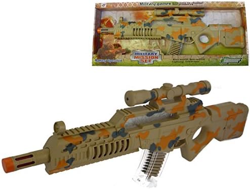 Toy Mini Army Gun Solider Camo Military Gun With Tactical Scope