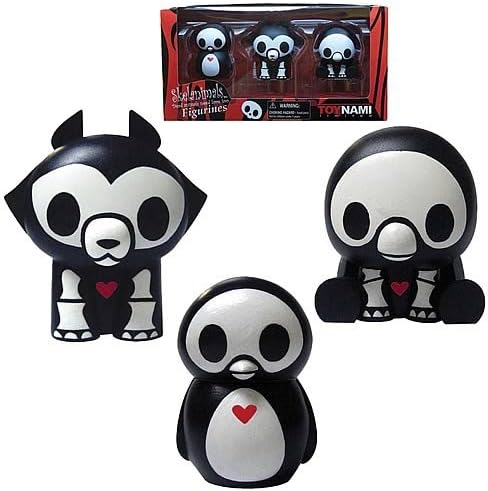 Skelanimals PVC Box Set Series 3: Pen, Jae, and Pudge