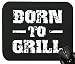 Produktbild TLM Born to Grill Mauspad für Gaming und Grafikdesign 230x190x5mm