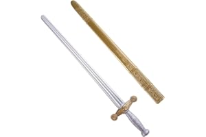 W WIDMANN MILANO PARTY FASHION WIDMANN 7001C - Spada da Cavaliere Medievale, con Fodero, Lunghezza 75 cm