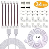 【Garantía】 24 meses de garantía de calidad para el conector de tira de luz LED DIWUJI, 90 días de garantía de devolución de dinero por cualquier motivo, 24 horas de servicio al cliente en línea