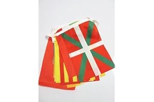 AZ FLAG Guirnalda 6 Metros 19 Banderas de Las 19 COMUNIDADES AUTONOMAS DE ESPAÑA con Ciudades 21x15cm - Bandera REGIONES ESPAÑOLAS 15 x 21 cm - banderines