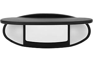 XTevu Pare-soleil côté conducteur pour miroir de courtoisie compatible avec Mini Cooper/Cooper S R55 R56 R60 2007-2014 (Noir)