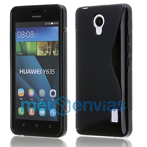Funda carcasa para HUAWEI Y635 GEL TPU Dise o S-Line Color NEGRO reviews Funda carcasa para HUAWEI Y635 GEL TPU Dise o S-Line Color NEGRO