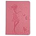 Produktbild Bear Village® Hülle für Apple iPad Air 2 (9.7 Zoll), Multi Funktions Ständer Schutzhülle, iPad Air 2 (9.7 Zoll) Lederhülle mit Kartenhalter, Rosa