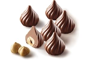 silikomart | SCG28 Moule en silicone pour chocolats CHOCO FLAME, antiadhésif, 15 chocolats, paquet de 1 Moule pour sucreries, Easy Choc 3D, Ø 27 h 28 mm, Made in Italy