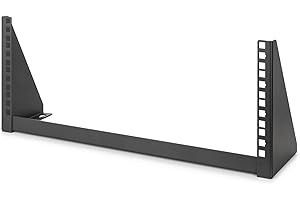 DIGITUS DN-48004 – Telaio da 19 pollici – 4U – Telaio universale per apparecchiature da 19" – Montaggio verticale a parete – Non assemblato – Per accessori audio-video – 194 x 504 x 151 mm – Nero