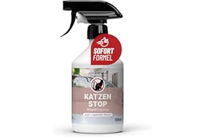 naturetrend Katzen Stop Spray 500ml - Katzenabwehrspray, Katzenschreck Spray zum Katzen vertreiben I Anti Kratz Spray, Fernhaltespray Katzen, Katzenabwehr Garten