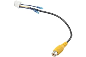 ZYNCUE Cable de conexión de cámara de aparcamiento inversa RCA adaptador de línea cableado para radio estéreo de coche DVD
