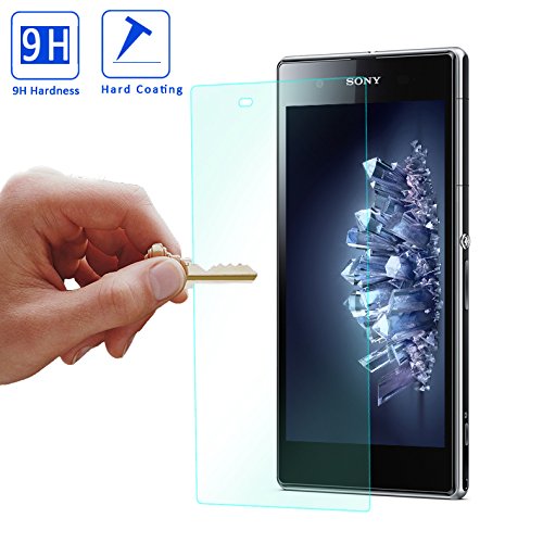 Wunderglass – Sony Xperia Z1 9H Hartglas Panzerglas Glasfolie Displayschutzglas Tempered Glass Folie Glass Schutzfolie Folie Displayschutz aus echt Glas Glasprotector von OKCS® - 2