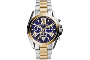 Michael Kors Orologio Bradshaw da donna, movimento cronografo al quarzo 43 mm con cinturino in acciaio inossidabile