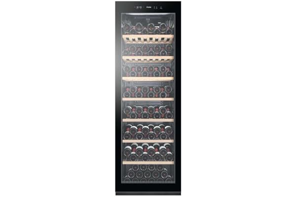 Cave a Vin HAIER HWS188GAE - de vieillissement - Pose libre - 188 bouteilles - Mono zone - H185 x L59,5 cm - Noir