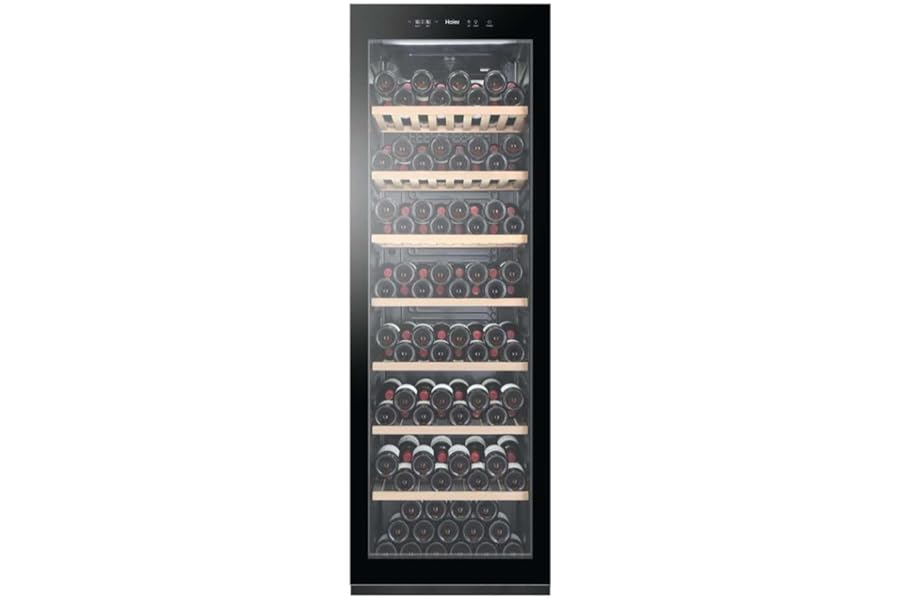 HAIER HWS188GAE Cellar Refrigerator 188 Bottles Black