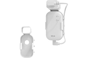 HOLACA Support de prise compatible avec Blink Sync Module Core (Blink Sync Module Core non inclus) - Blanc