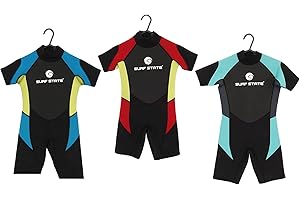 Surf State childs shorty wetsuits, infant childs kids girls boys wetsuit, choice of size and colour