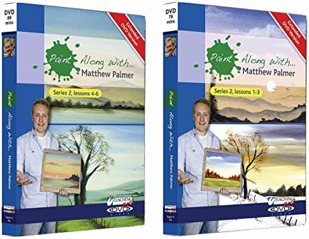 Paint Along with Matthew Palmer Lessons 1-6 (Series 2) DVD (Double Disc) Set