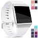 Produktbild Mornex für Ionic TPU Armband, Klassische Armbänder, Unisex sportliches Ersatzband zur Fitness Weiß …