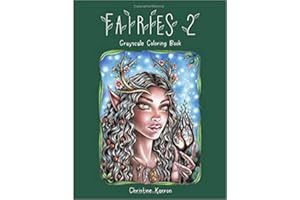 Fairies 2 Grayscale Coloring Book