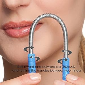Facial Hair Epilator Remover tool - Quick Effective Face Hair Removal - No Threading Tool, Mess Wax Strips and Cream… - Image 2