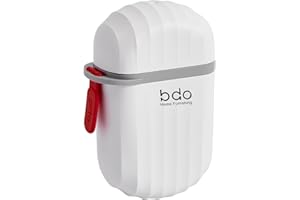 YUSHOW Travel Soap Case Soap Box with Lid Portable Waterproof and Leakproof Shower Including Convenient Handle, Soap Dish for Travel, Bathroom, Camp, Outdoor(White)