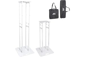 KINDPACK AFX TOTEM-AH HÖHENVERSTELLBARER TOWER 2x Stage Stand variabel inkl. Cover und Tasche für Moving Heads & Lichteffekte Truss Tower Traversen Stempel Ständer DJ