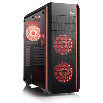 CSL Galaxy - Gaming PC Gehäuse mit Seitenfenster: Amazon.de: Computer