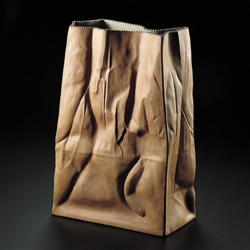 Tütenvase Vase 18 cm Keramik - 4