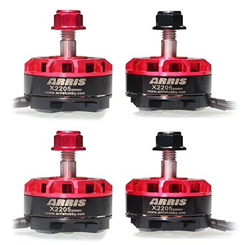 ARRIS 2 Pairs X2205 2300KV V2 Brushless Motor for FPV Racing Drones (2CW + 2CCW)