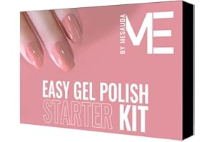Me by Mesauda Easy Gel Polish starter kit - Kit per l’applicazione dello smalto semipermanente - Nude edition - Tecnologia easy on – easy off - Vegan e Cruelty free – 4,5 ml