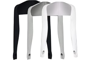 GLAITC 3 Pairs Sun Protection Arm Sleeves Shrug Anti-UV