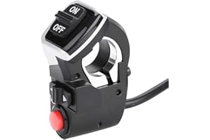 DEWIN Interruttore lampada Ebike, Interruttore Clacson Faro Ebike, 3 in 1 Combinazione 3 in 1 Lampada Anteriore Bici Clacson Interruttore Luce di Svolta per Bicicletta Elettrica