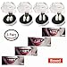 Produktbild QJXF Vampirzähne Zähnen Prothesen-4 Paar-Cosplay Requisiten Halloween Kostüm Requisiten Party Bevorzugt Foto-Requisiten Trick Spielzeug Inklusive 4 Speicher Boxs