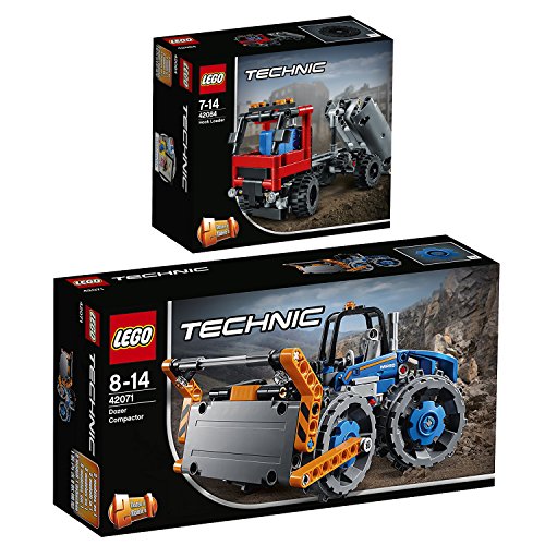 Preisvergleich Produktbild Lego Technik 2er Set 42071 42084 Raddozer + Absetzkipper